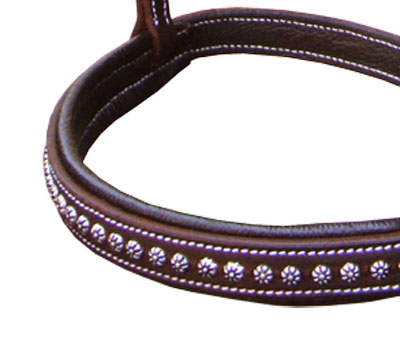 Leder neusriem