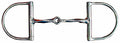 Roestvrij staal D-ring bit met twisted mouth