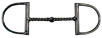 Roestvrij staal D-bit met twisted mouth