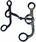 Zwart shank snaffle showbit