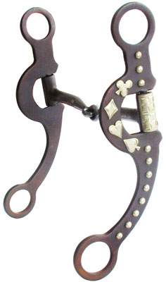 Bruin staal shank snaffle showbit
