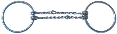 Double twisted wire bit