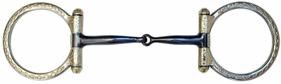 Zilver snaffle showbit