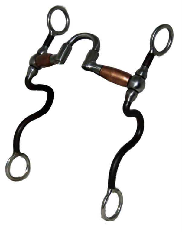 Low port pro-roller correctional bit met S-shank