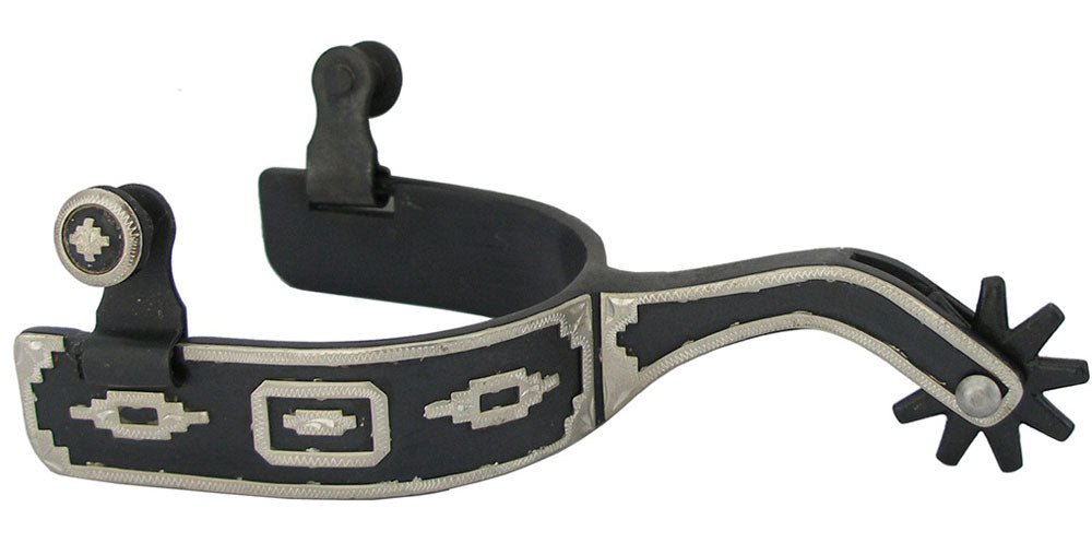 Zwart steel sporen