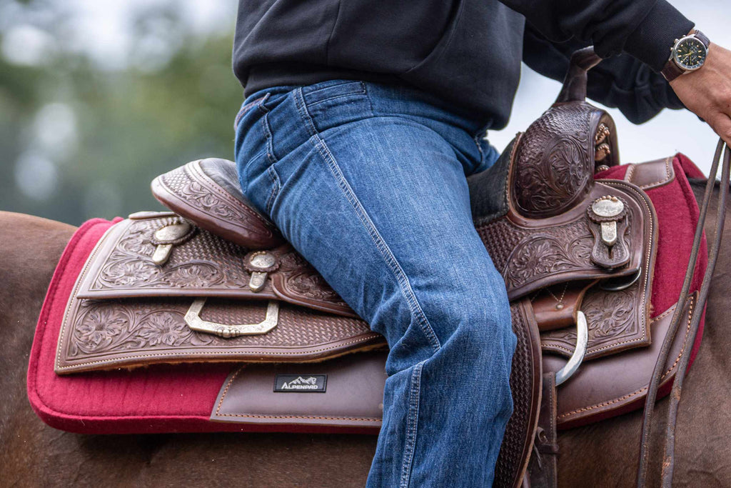 AlpenPad 2.0 – High Quality vilten Western Pad – Paars