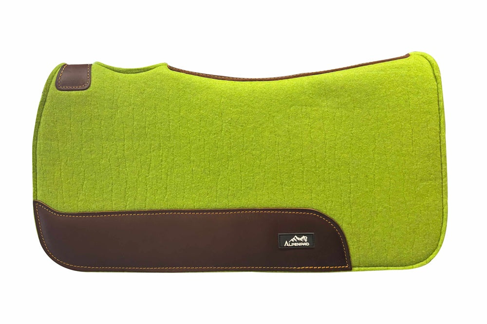 AlpenPad 2.0 – High Quality vilten Western Pad Lime – korte maat 75 cm