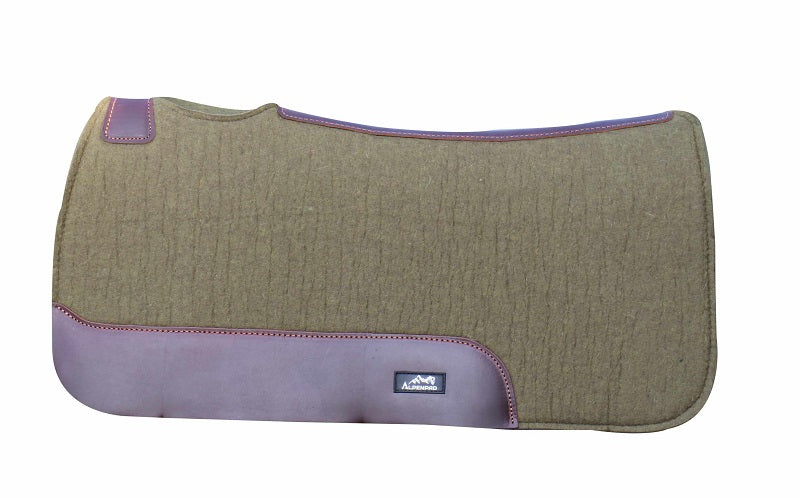 AlpenPad 2.0 – High Quality vilten Western Pad Mosgroen – korte maat 75 cm