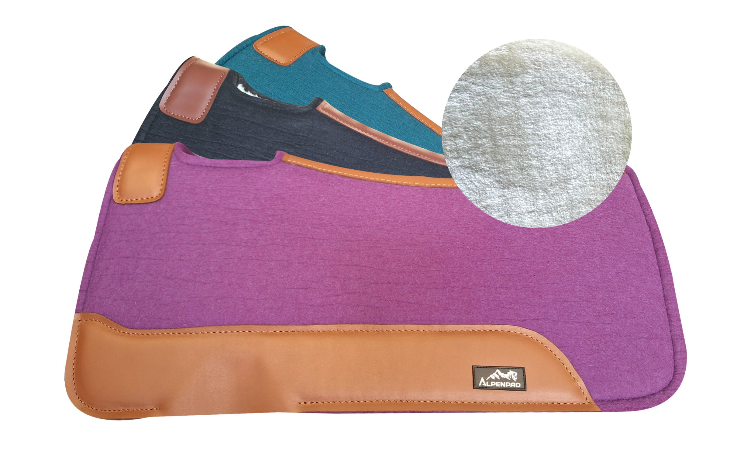 AlpenPad Comfort Line – Square Pad met fleece onderzijde / 2 lengtes – 17 kleuren