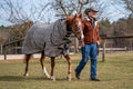 AlpenPad – Fleece Horsecooler / fleecedeken met halsstuk Leo