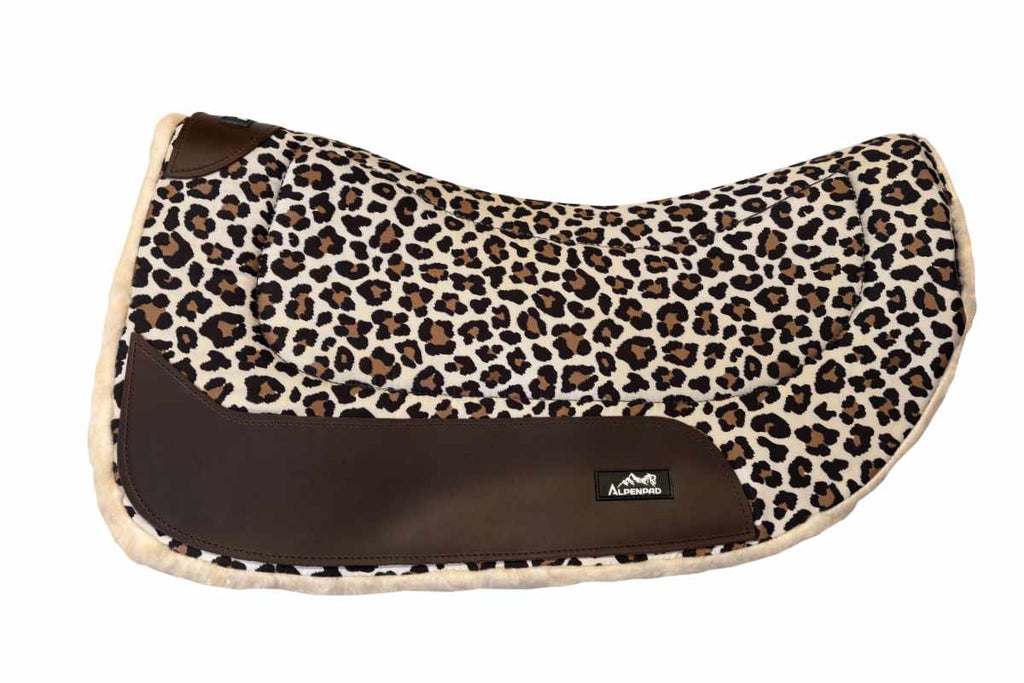 AlpenPad Working Line – Roundskirt 70 cm / Canvas Pad met fleece onderzijde – Leo