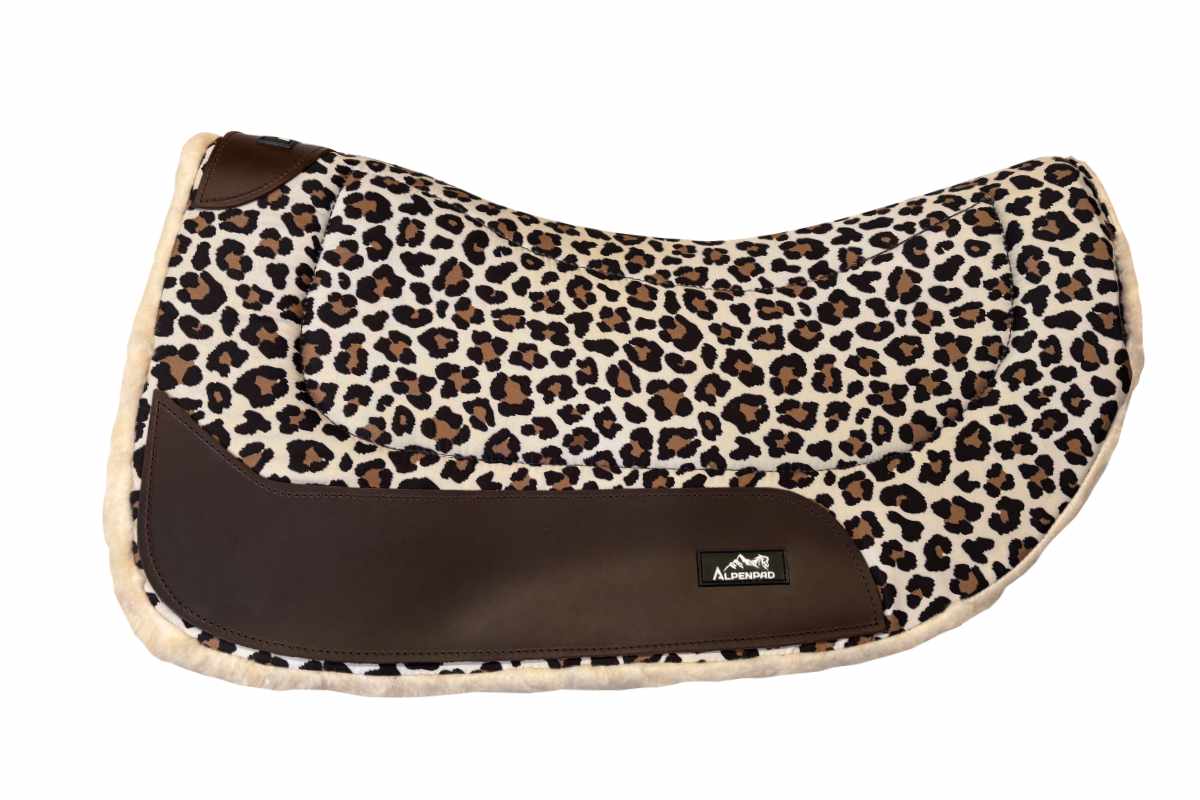 AlpenPad Working Line – Roundskirt 70 cm / Canvas Pad met fleece onderzijde – Leo