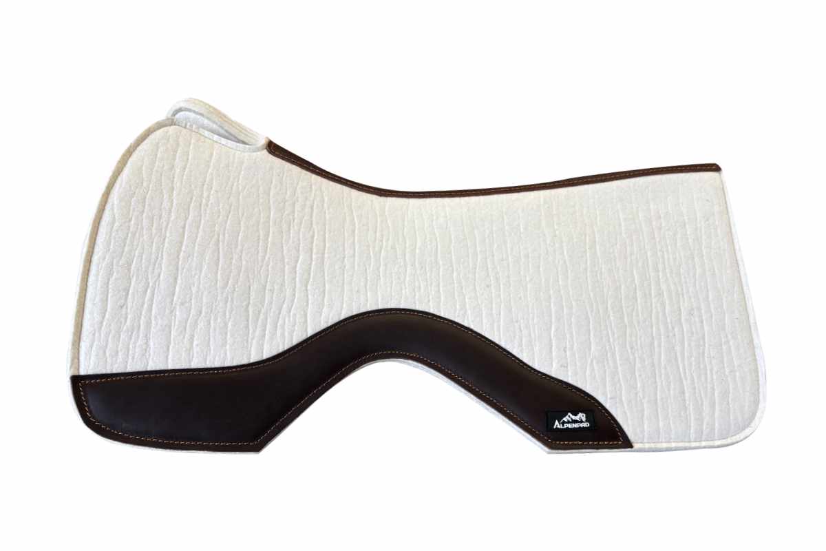 AlpenPad Pro Line Free – vrij bij de schoft – korte uitvoering 75 cm – Cream