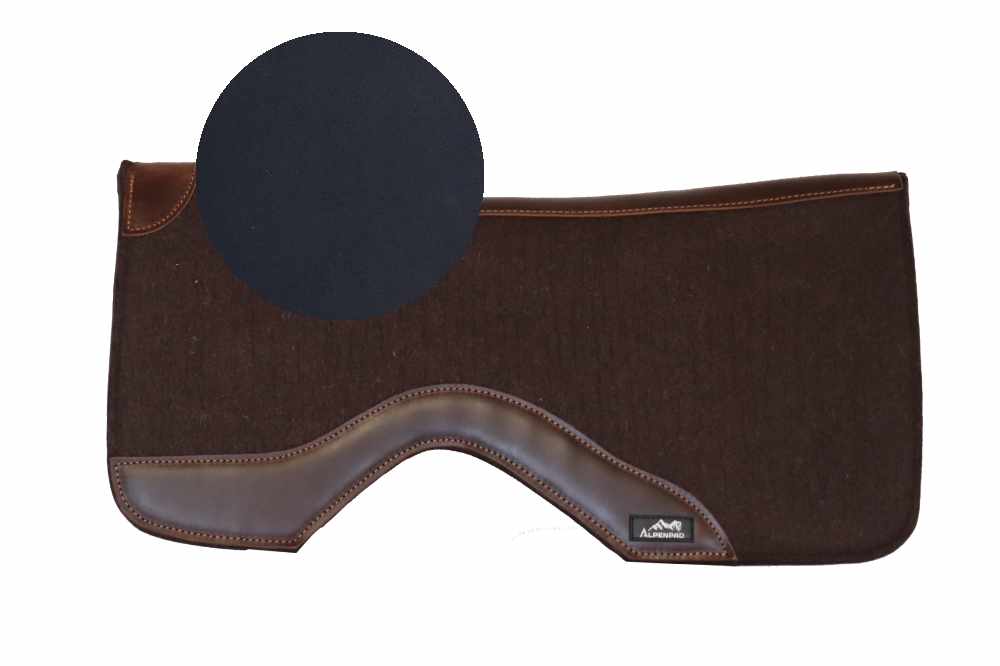 AlpenPad Pro Line – Performance Western Pad Kastanje – neopreen onderzijde