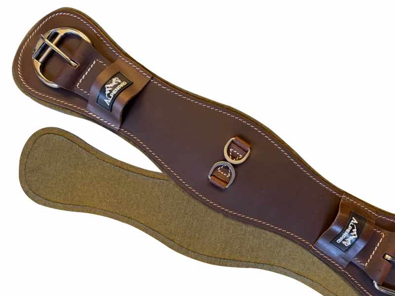 AlpenPad Pro Line Westernsingel – leder met vilten onderzijde