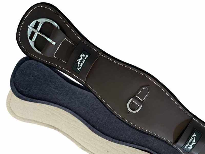 AlpenPad Pro Line Westernsingel – leder met vilten onderzijde