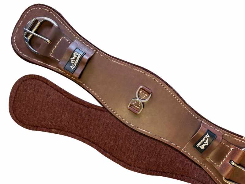 AlpenPad Pro Line Westernsingel – leder met vilten onderzijde
