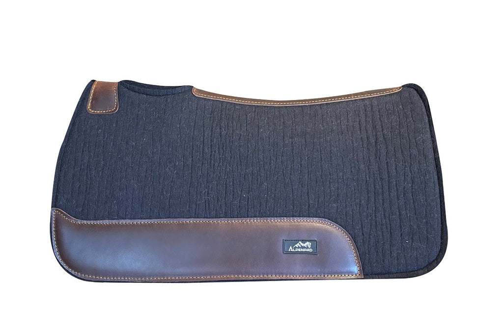 AlpenPad 2.0 – High Quality vilten Western Pad – Zwart