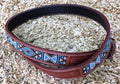 Riem leder met BEADS