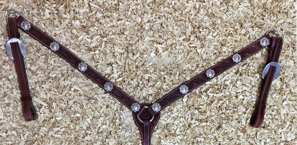 Borsttuig met holes for conchos