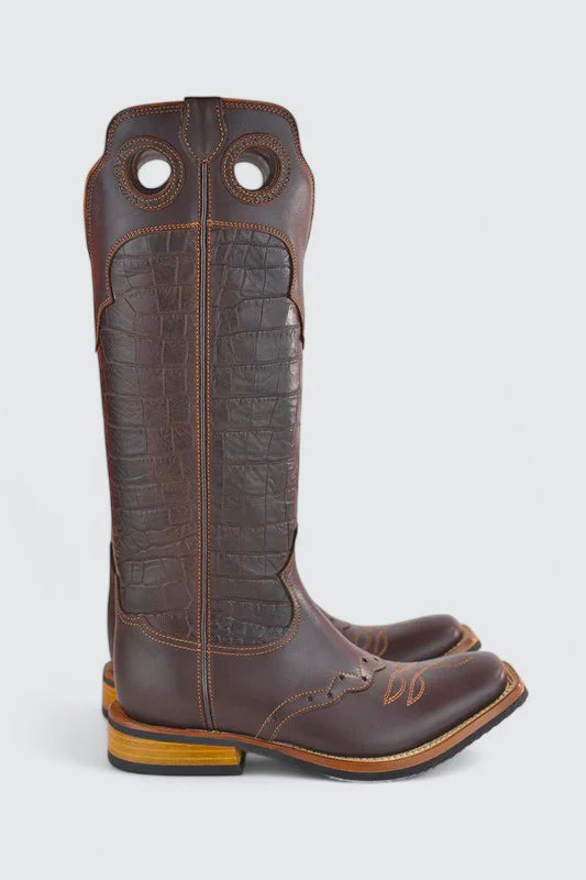 Buckaroo Croco Donkerbruin
