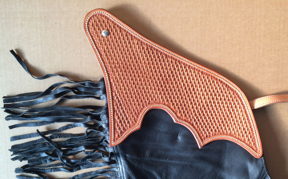 Calf leder chaps