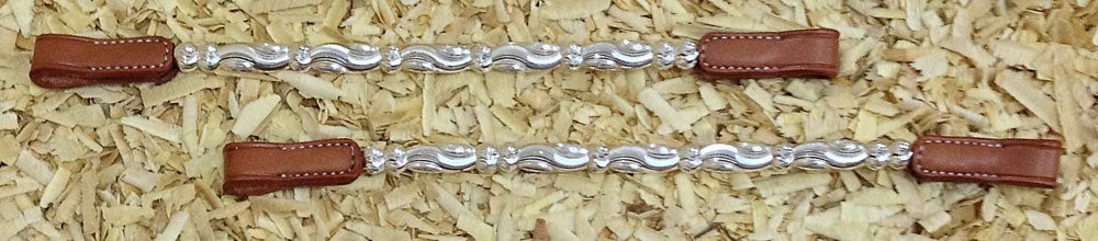 Earpiece met zilver ferrules