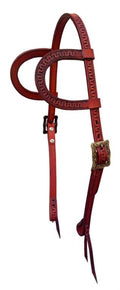 Dubbel-oorhoofdstel, met zilver buckles