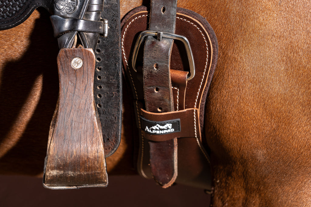 AlpenPad Pro Line Westernsingel – leder met vilten onderzijde