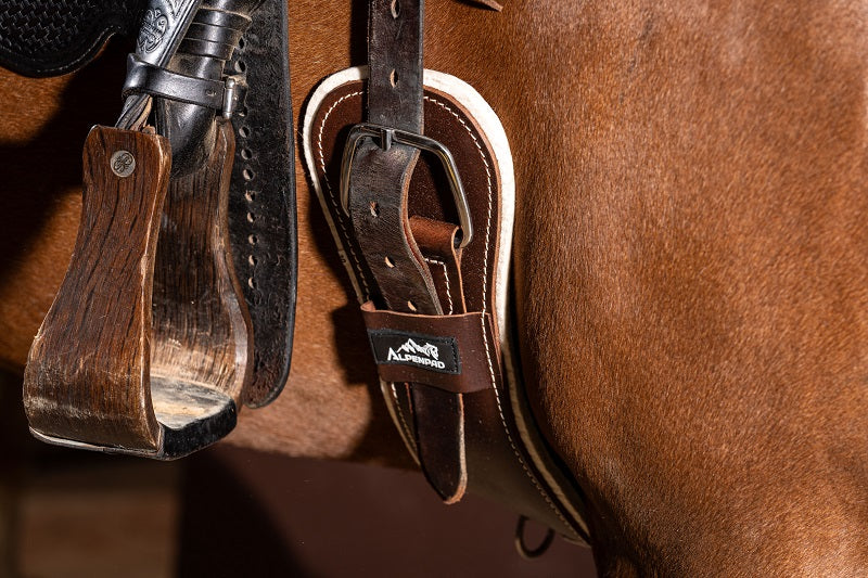 AlpenPad Pro Line Westernsingel – leder met vilten onderzijde