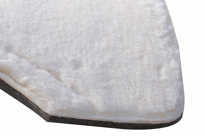 AlpenPad Pro Line – Performance Western Pad Black – fleece onderzijde / zwart leder