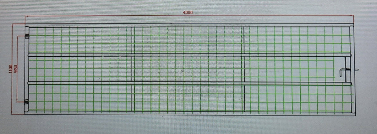 Zwaar staal vaste schapenpoort