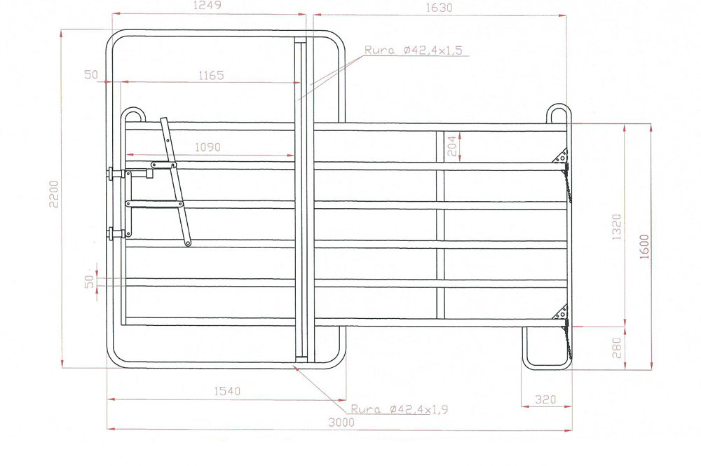 Zwaar staal doorpanel