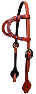 Hoofdstel met rhinestones