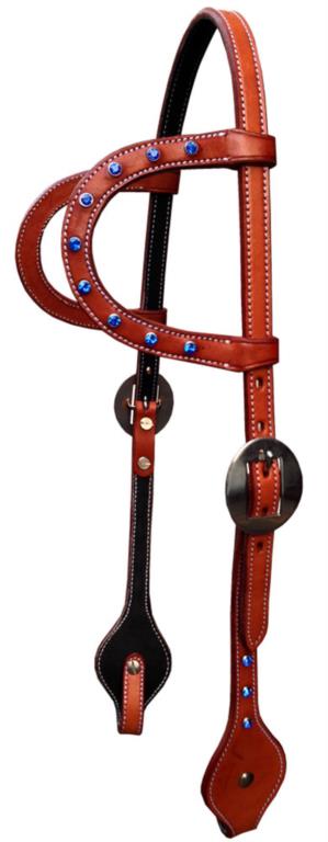 Hoofdstel met rhinestones
