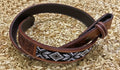 Riem leder met BEADS