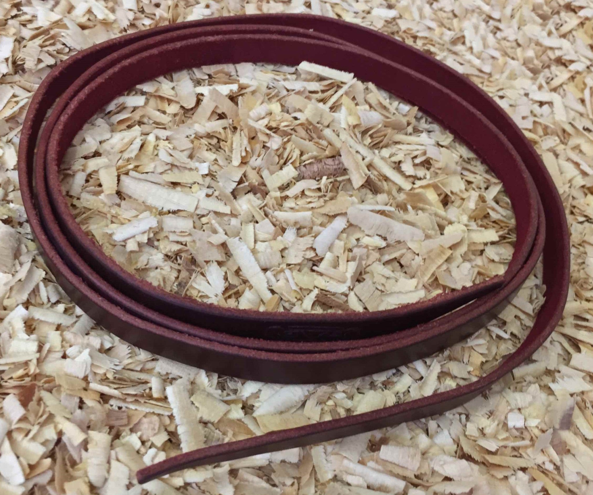Leder saddle straps