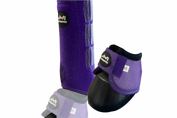 SET – AlpenPad – 2x EquiShield beenbeschermers + 2x EquiShield springschoenen – paars