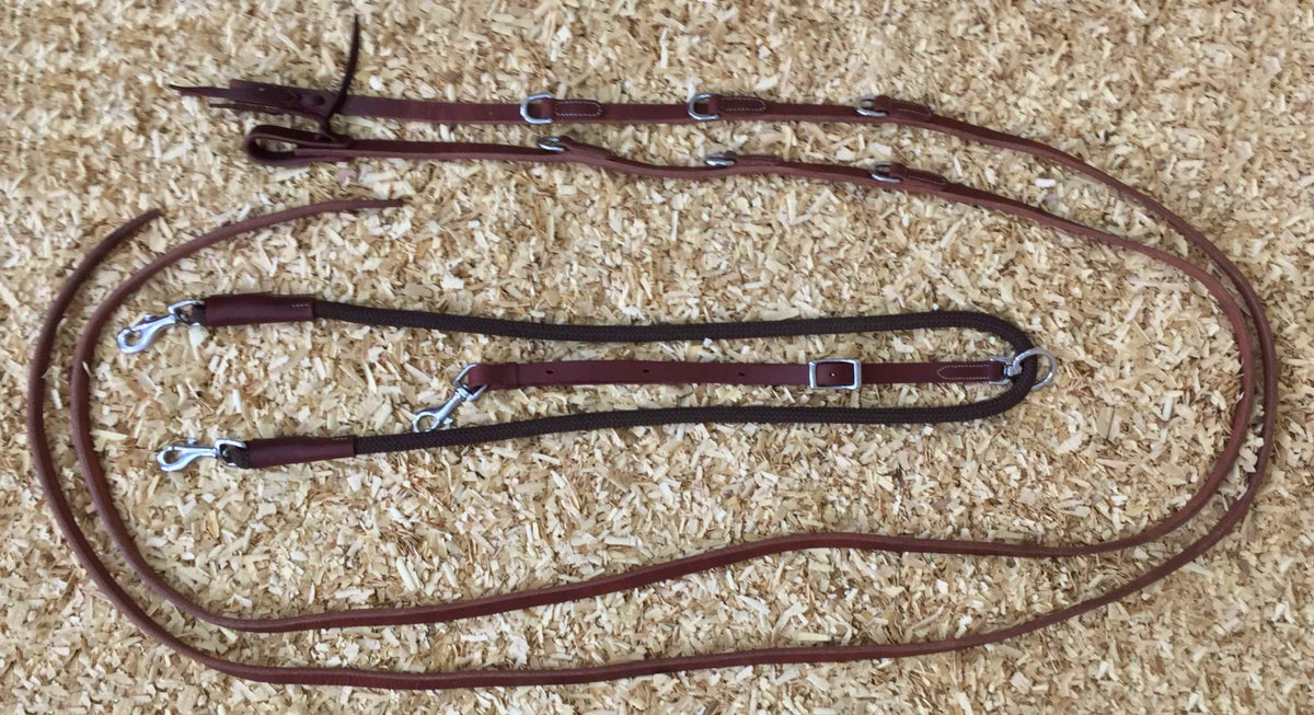 Premium harness leder german martingaal
