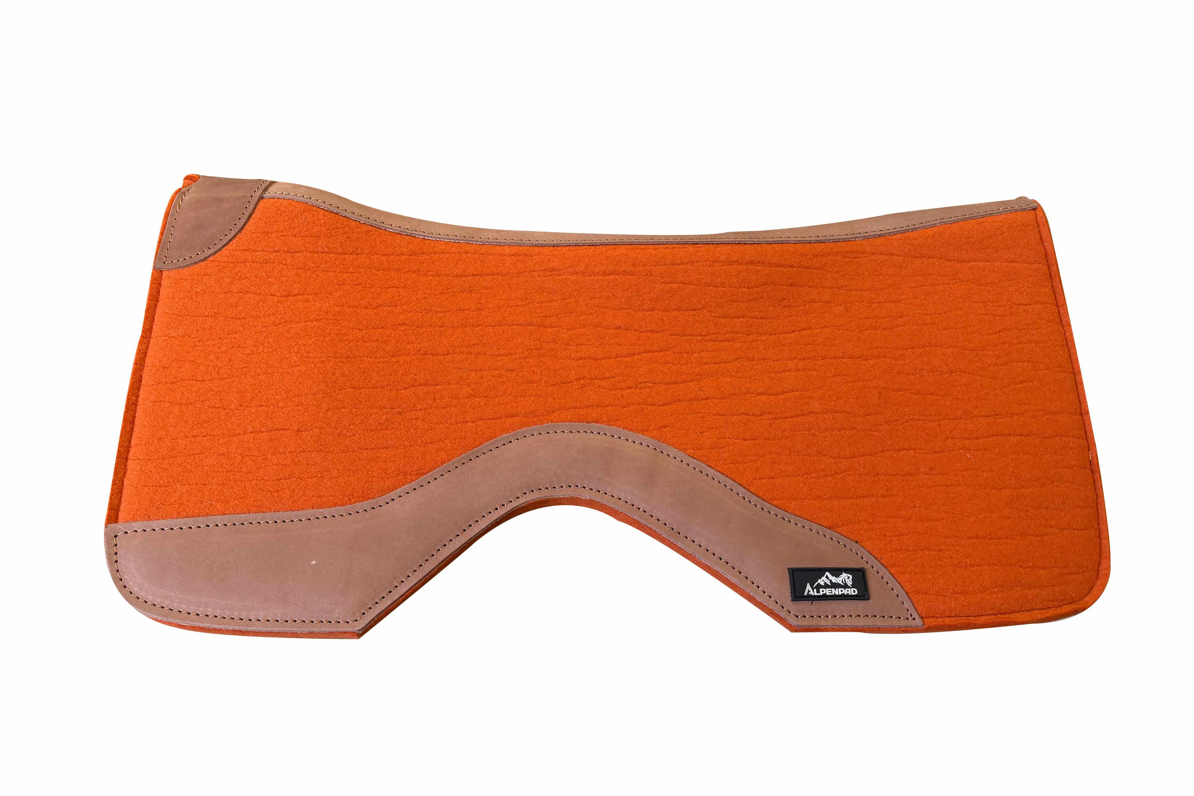 AlpenPad Pro Line – Performance Western Pad Orange / licht leder