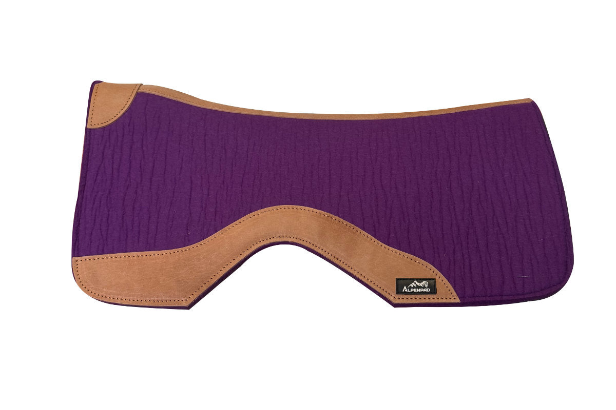 AlpenPad Pro Line – Performance Western Pad Paars / licht leder
