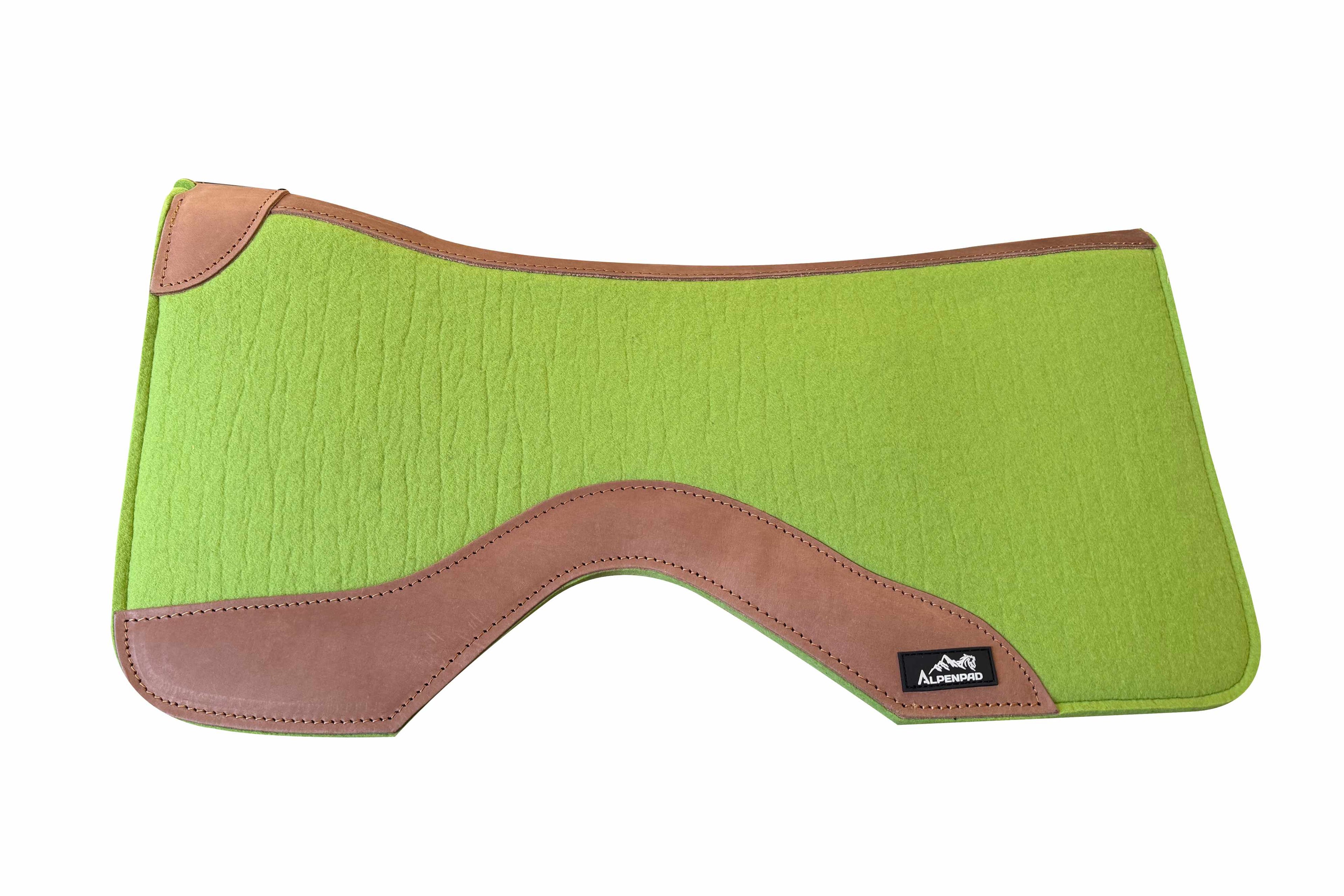 AlpenPad Pro Line – Performance Western Pad Lime / licht leder