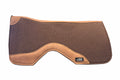 AlpenPad Pro Line – Performance vilten Western Pad Kastanje / licht leder