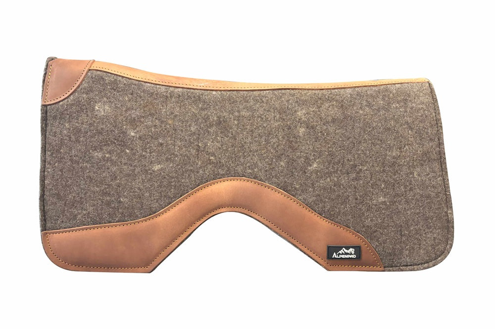 AlpenPad Pro Line – Performance Western Pad Grey / licht leder