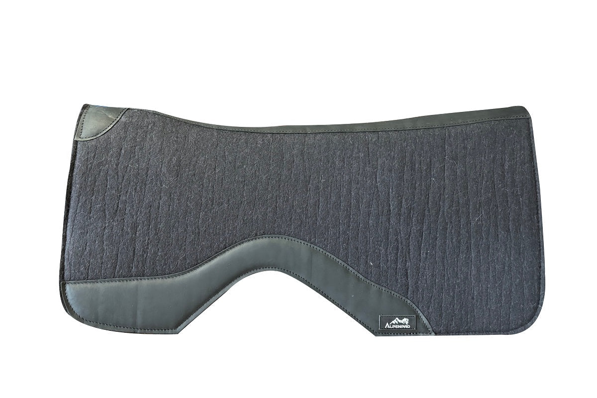 AlpenPad Pro Line – Performance Western Pad Black – zwart leder