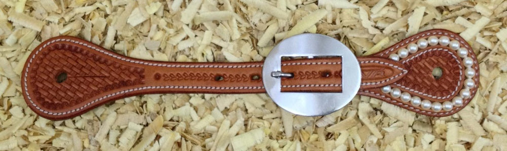 Sporentraps met Swarowski pearls
