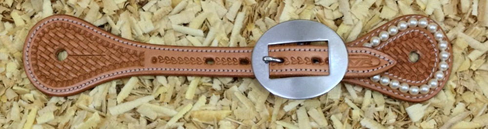 Sporentraps met Swarowski pearls