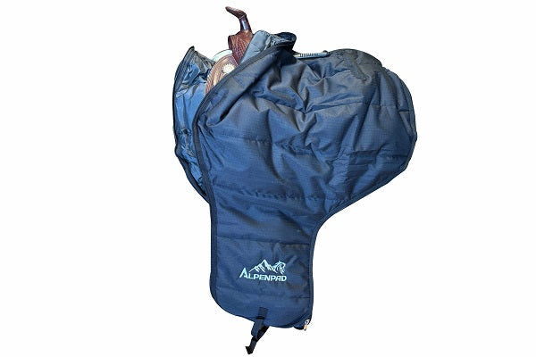 AlpenPad – gewatteerde en geborduurde Premium tackbag – zwart