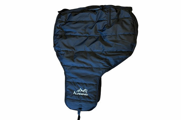 AlpenPad – gewatteerde en geborduurde Premium tackbag – zwart