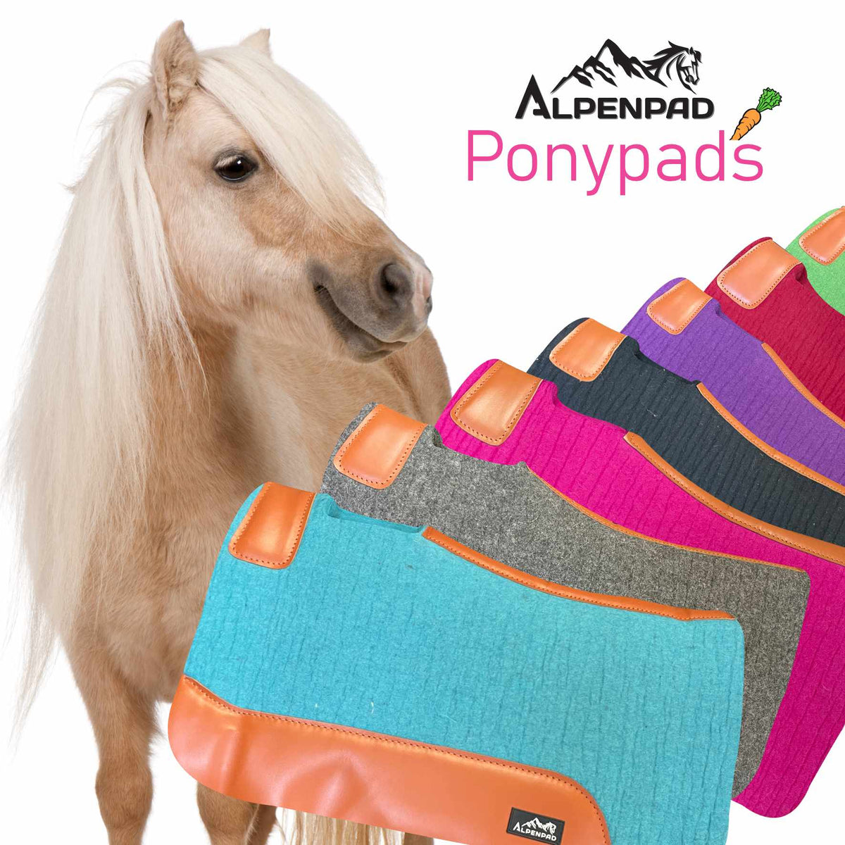 AlpenPad Ponypad / Shettypad in vielen kleuren verfügbar